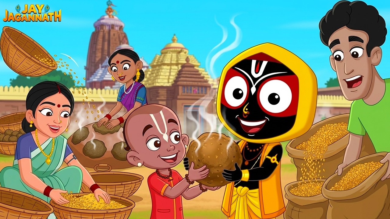 प्रकृति की चीज़ों से बना विशाल लड्डू! |Jay Jagannath |Jagannath Cartoon| जय जगन्नाथ |Krishna Cartoon प्रकृति की चीज़ों से बना विशाल लड्डू! |Jay Jagannath |Jagannath Cartoon| जय जगन्नाथ |Krishna Cartoon