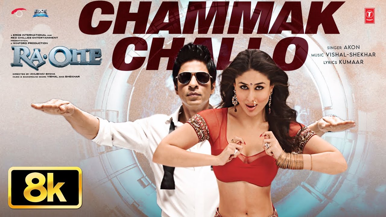 Ra One: Chammak Challo 8K Video Song | Shah Rukh Khan | Kareena Kapoor Khan | Vishal-Sheykhar | Akon Ra One: Chammak Challo 8K Video Song | Shah Rukh Khan | Kareena Kapoor Khan | Vishal-Sheykhar | Akon