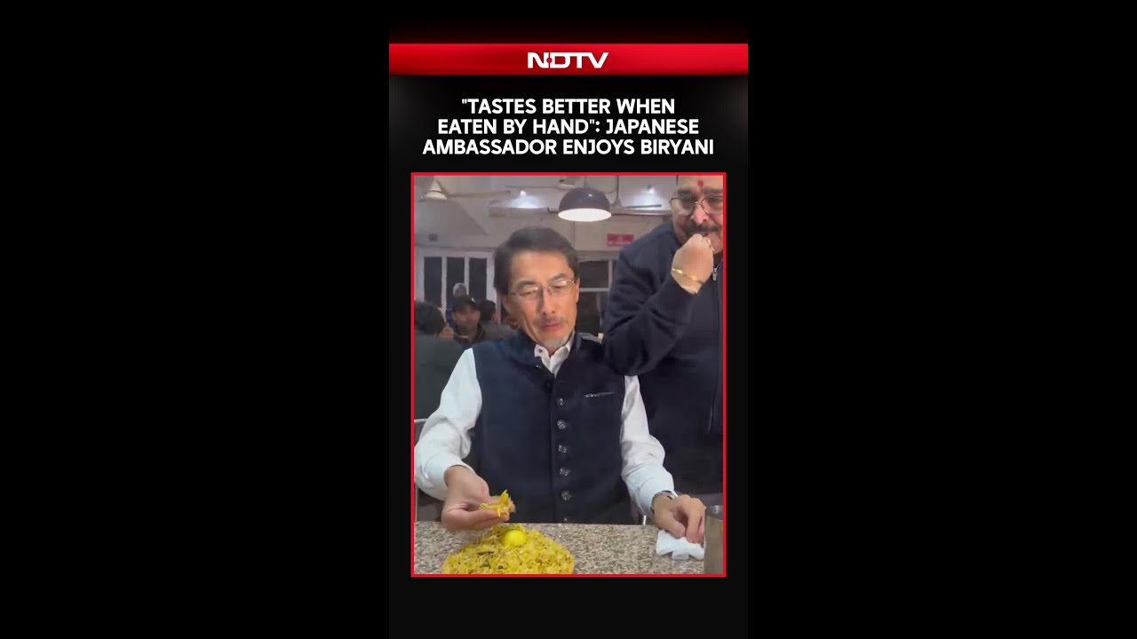 Japanese Ambassador Enjoys Biryani In Delhi, Says “Tastes Even Better When Eaten By Hand” Japanese Ambassador Enjoys Biryani In Delhi, Says “Tastes Even Better When Eaten By Hand”