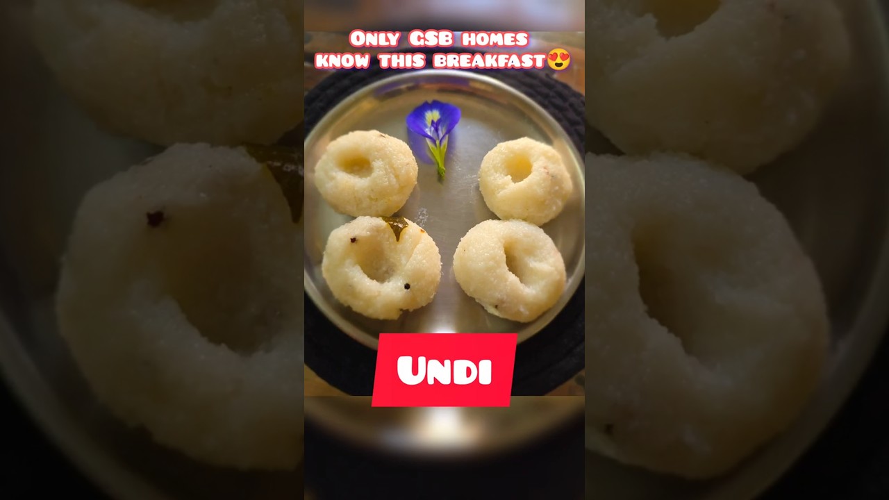 Traditional GSB Undi | Rice Balls | Soft, steamed Breakfast #shorts #gsbrecipes #healthybreakfast Traditional GSB Undi | Rice Balls | Soft, steamed Breakfast #shorts #gsbrecipes #healthybreakfast