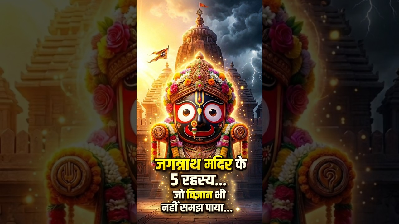 जगन्नाथ मंदिर के 5 रहस्य… जो विज्ञान भी नहीं समझ पाया! 😳 || Jagannath Puri #shorts #jagannath #facts जगन्नाथ मंदिर के 5 रहस्य… जो विज्ञान भी नहीं समझ पाया! 😳 || Jagannath Puri #shorts #jagannath #facts