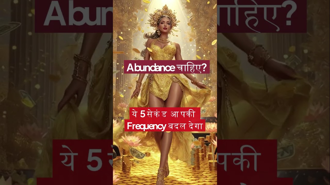 Abundance चाहिए? ये 5 सेकंड आपकी Frequency बदल देगा! #MoneyAffirmationsHindi #loa Abundance चाहिए? ये 5 सेकंड आपकी Frequency बदल देगा! #MoneyAffirmationsHindi #loa