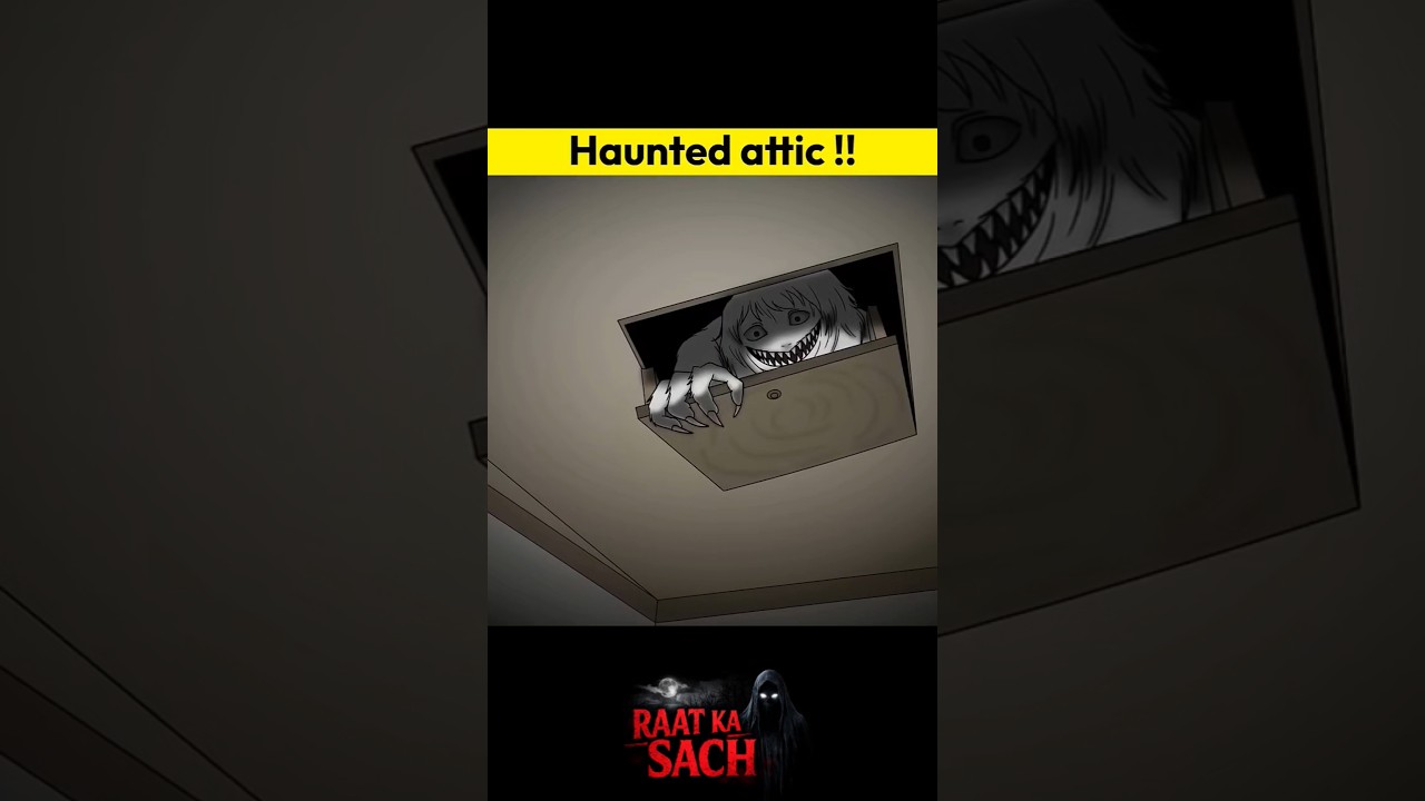 Haunted Attic | True Horror Story In Hindi #shorts #horror #animation #horrorstory Haunted Attic | True Horror Story In Hindi #shorts #horror #animation #horrorstory