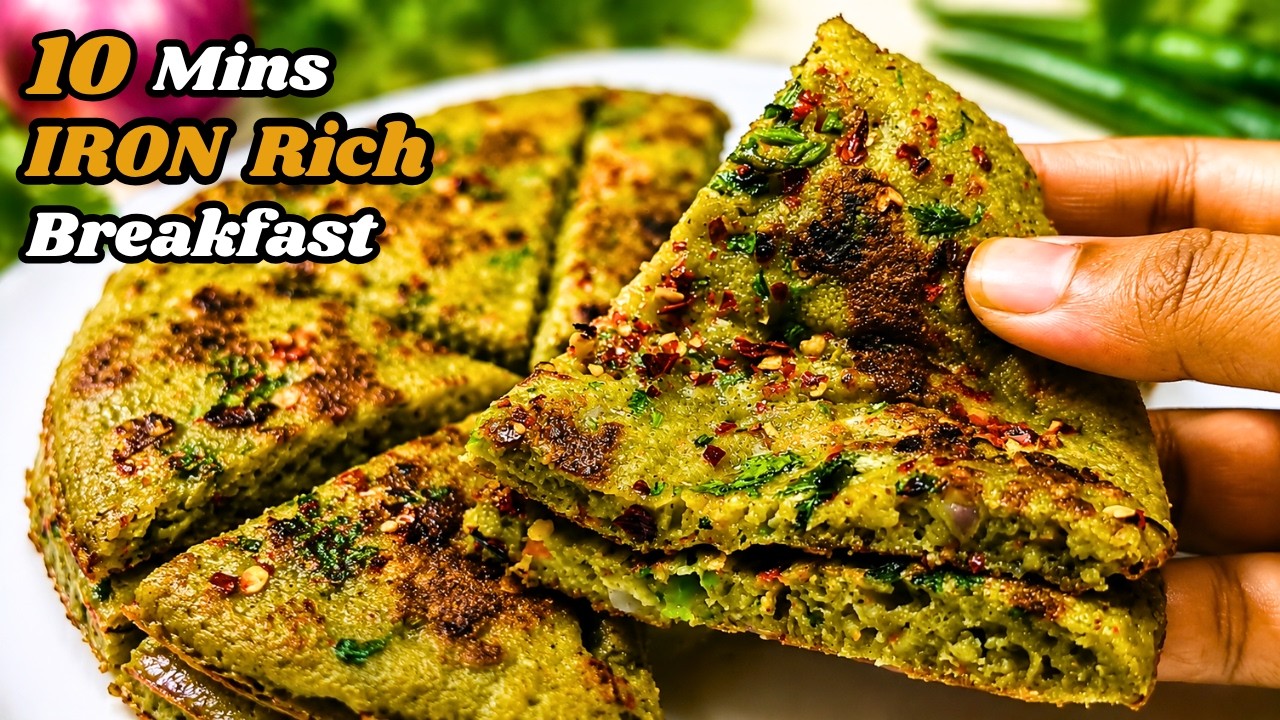 Quick 10-Minute Breakfast Recipe | Healthy and Iron Rich Quick 10-Minute Breakfast Recipe | Healthy and Iron Rich