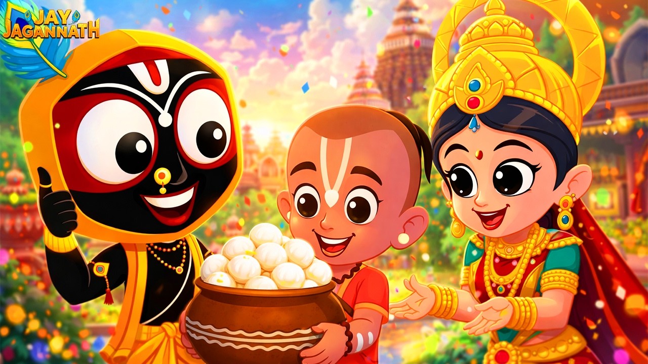 क्या रसगुल्लों से मानेगी लक्ष्मीजी? ! | जगन्नाथ | Jay Jagannath| Jagannath cartoon | jai jagannath क्या रसगुल्लों से मानेगी लक्ष्मीजी? ! | जगन्नाथ | Jay Jagannath| Jagannath cartoon | jai jagannath