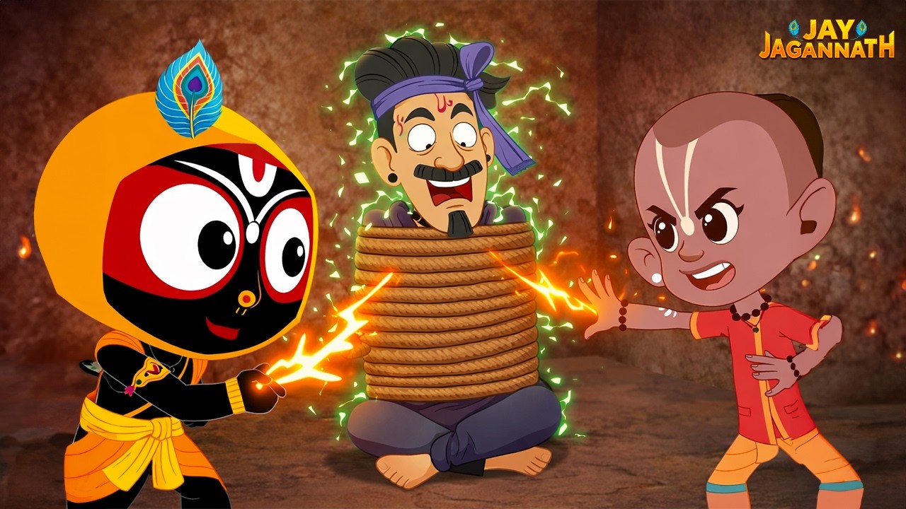 चोर को उसी से सबक सिखाया! |Jay Jagannath |Jagannath Cartoon| Jagannath Puri |Krishna Cartoon|जगन्नाथ चोर को उसी से सबक सिखाया! |Jay Jagannath |Jagannath Cartoon| Jagannath Puri |Krishna Cartoon|जगन्नाथ