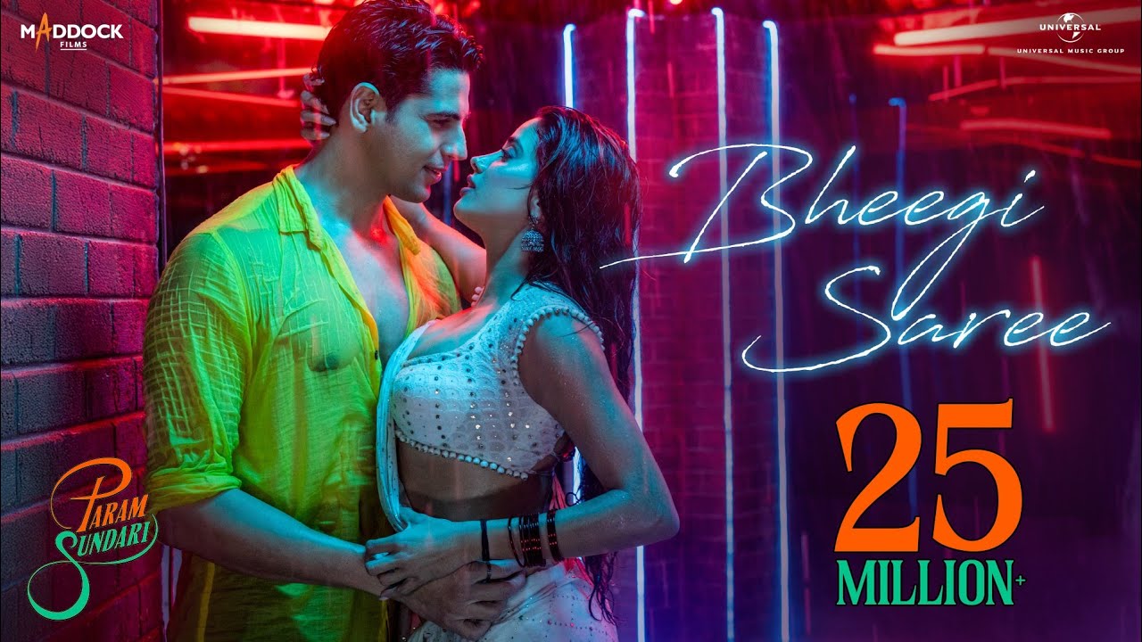 Bheegi Saree – Param Sundari | Sidharth, Janhvi | Sachin-Jigar, Adnan Sami, Shreya Ghoshal, Amitabh Bheegi Saree – Param Sundari | Sidharth, Janhvi | Sachin-Jigar, Adnan Sami, Shreya Ghoshal, Amitabh