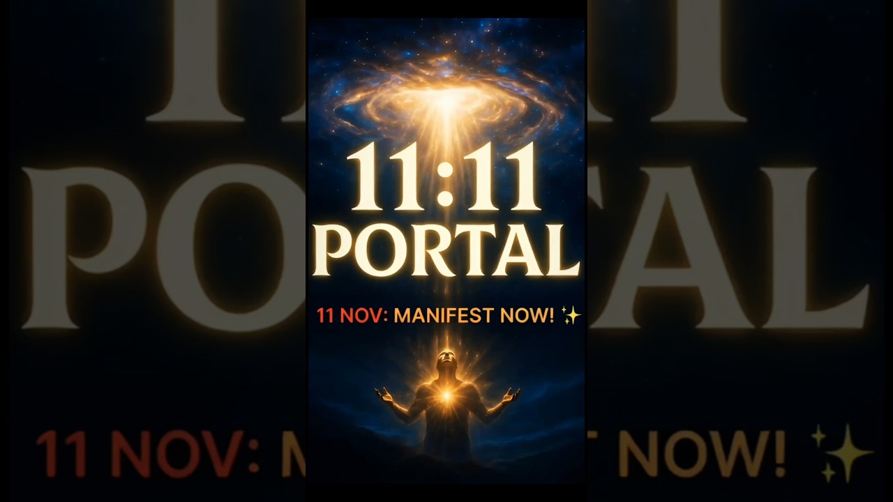 11:11 Portal Activation: 11 November को 1 मिनट में Manifest करें #shorts 11:11 Portal Activation: 11 November को 1 मिनट में Manifest करें #shorts