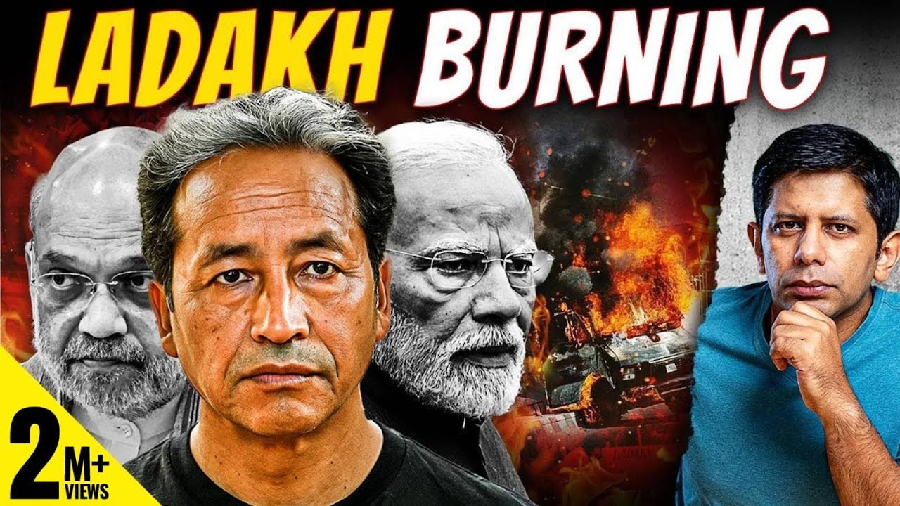 Who Set Ladakh On Fire? | Conspiracy By Sonam Wangchuck Or Apathy Of BJP Govt? | Akash Banerjee Who Set Ladakh On Fire? | Conspiracy By Sonam Wangchuck Or Apathy Of BJP Govt? | Akash Banerjee