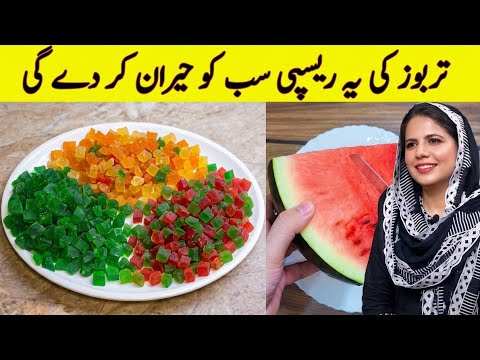 Yummy & Tasty Recipe by Zahra Ansari | Watermelon Recipe | Yummy ashrafi Yummy & Tasty Recipe by Zahra Ansari | Watermelon Recipe | Yummy ashrafi