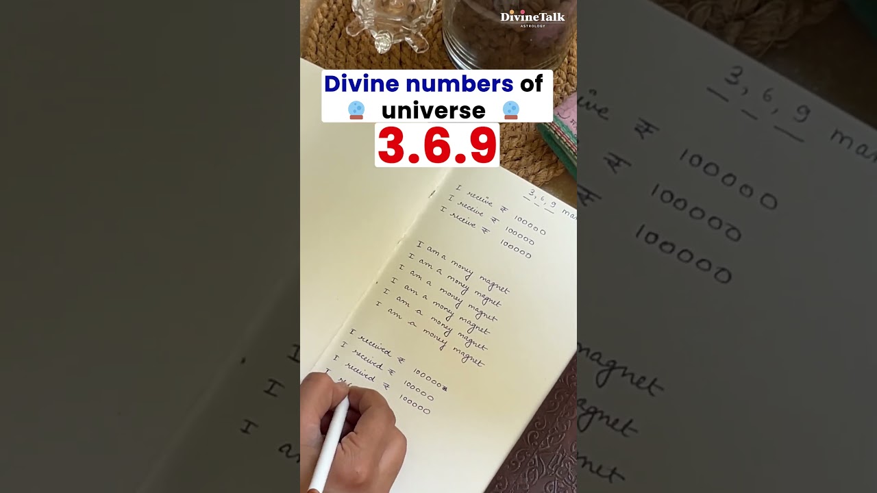 3.6.9 Manifestation Technique #shorts #divinetalkastrology 3.6.9 Manifestation Technique #shorts #divinetalkastrology