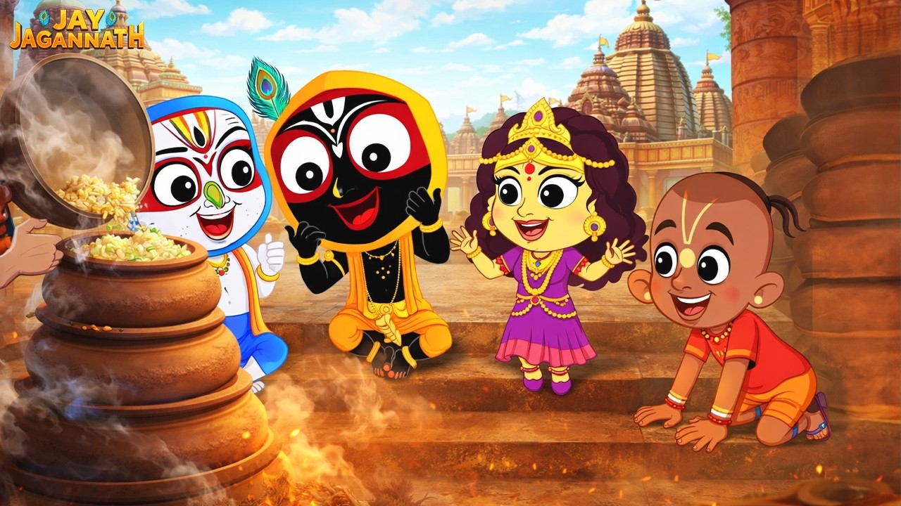 जगन्नाथ के लिए जादुई फूल! बलराम की खतरनाक यात्रा! |Jay Jagannath |Jagannath Cartoon| Jagannath Puri जगन्नाथ के लिए जादुई फूल! बलराम की खतरनाक यात्रा! |Jay Jagannath |Jagannath Cartoon| Jagannath Puri