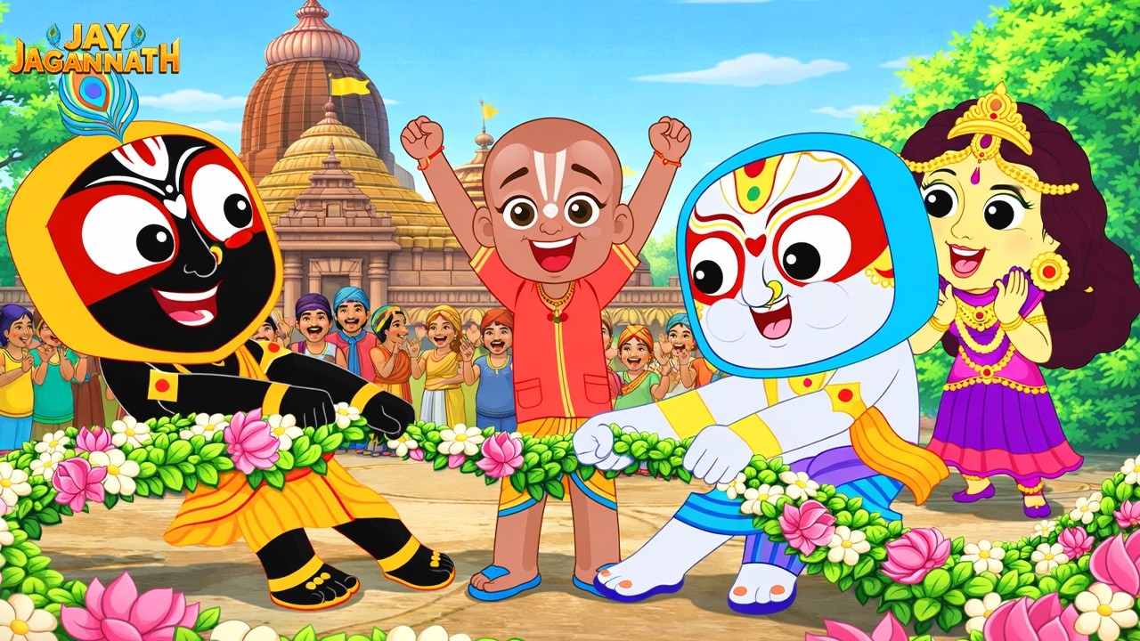जगन्नाथ जी ने क्यों करवाई लड़ाई? राजा vs भाई! | Jay Jagannath | Jagannath Cartoon| jai jagannath जगन्नाथ जी ने क्यों करवाई लड़ाई? राजा vs भाई! | Jay Jagannath | Jagannath Cartoon| jai jagannath