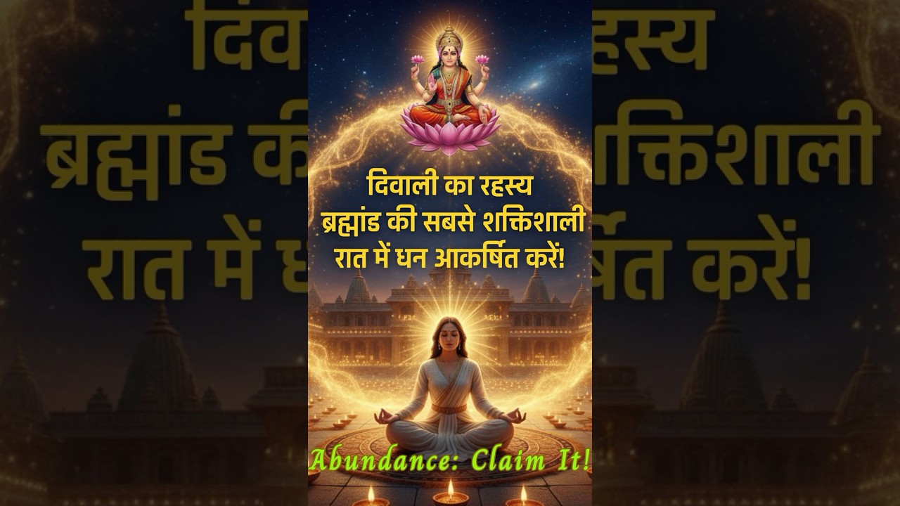 दिवाली का रहस्य | ब्रह्मांड की सबसे शक्तिशाली रात में धन आकर्षित करें | दिवाली Manifestation Secret दिवाली का रहस्य | ब्रह्मांड की सबसे शक्तिशाली रात में धन आकर्षित करें | दिवाली Manifestation Secret