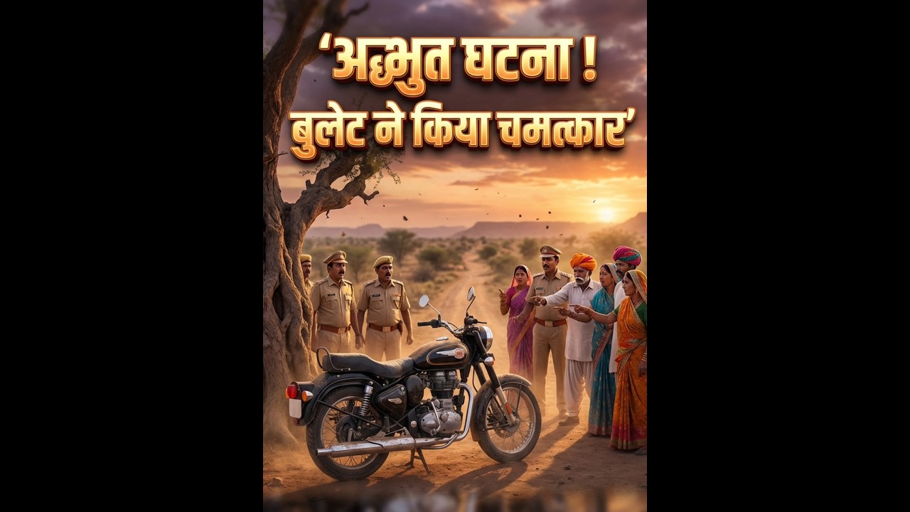 क्या सच में ये बुलेट बाइक रात को बिना किसी के चल जाती है? 😱 #BulletBaba #OmBanna #ViralVideo क्या सच में ये बुलेट बाइक रात को बिना किसी के चल जाती है? 😱 #BulletBaba #OmBanna #ViralVideo