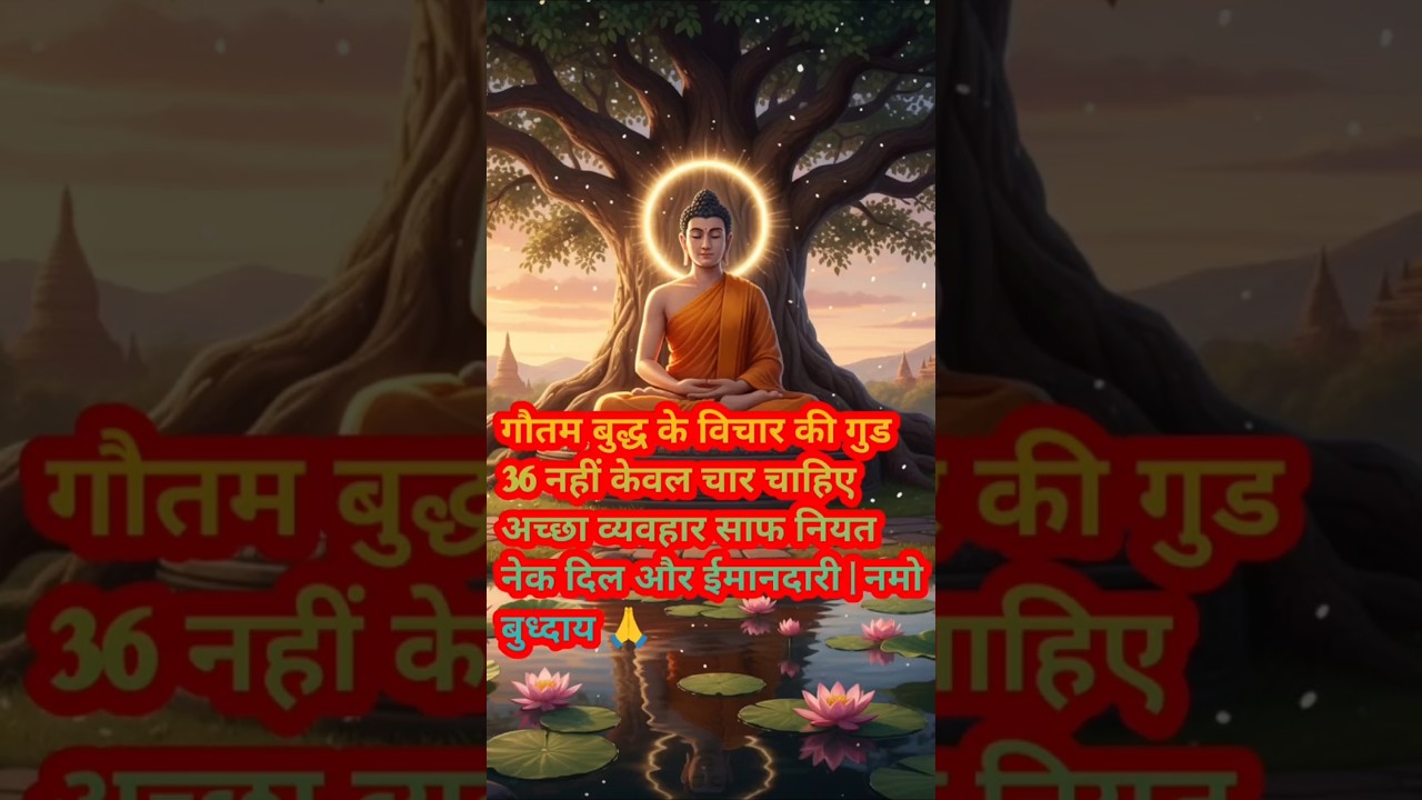 गौतम बुद्ध के विचार की गुण 36 नहीं केवल चार चाहिए | #shorts #ytshorts #motivational #हर दिन एक सीख गौतम बुद्ध के विचार की गुण 36 नहीं केवल चार चाहिए | #shorts #ytshorts #motivational #हर दिन एक सीख