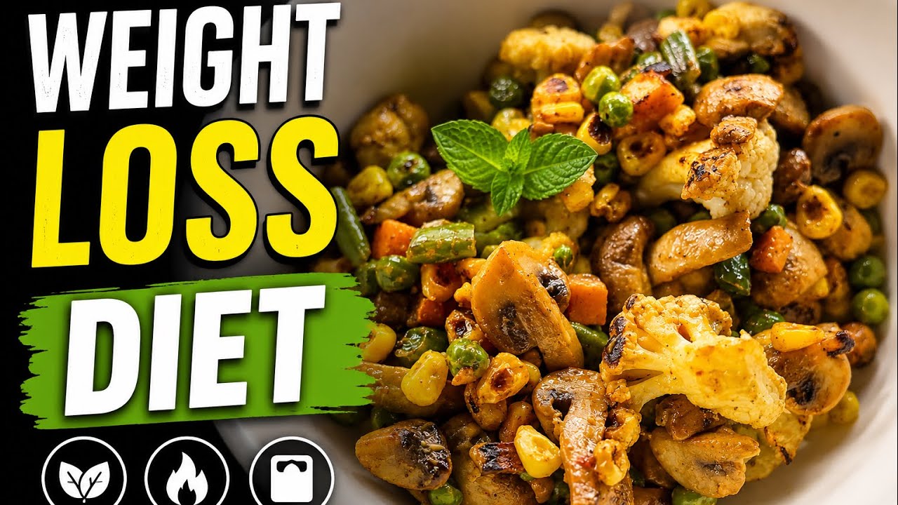 Best Weight Loss Veg Diet Recipe | Low Calorie High Fiber Meal Best Weight Loss Veg Diet Recipe | Low Calorie High Fiber Meal