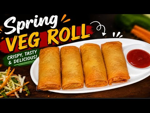 Veg Spring Rolls Recipe | Homemade Spring Roll Sheets | Crispy Evening Snacks | Veg Spring Rolls Recipe | Homemade Spring Roll Sheets | Crispy Evening Snacks |