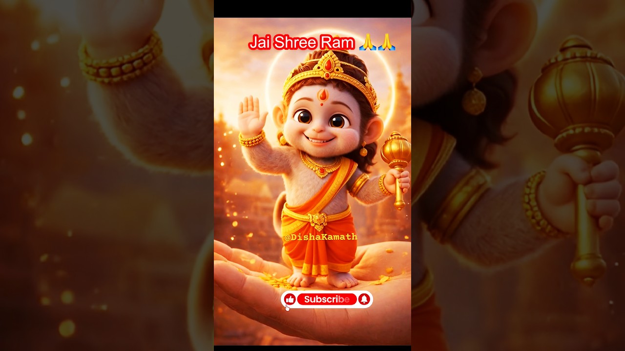 5 सेकंड में मिलेगा हनुमान जी का आशीर्वाद | जय श्री राम 🙏 #aishorts #aianimation #ai #cute #cartoon 5 सेकंड में मिलेगा हनुमान जी का आशीर्वाद | जय श्री राम 🙏 #aishorts #aianimation #ai #cute #cartoon