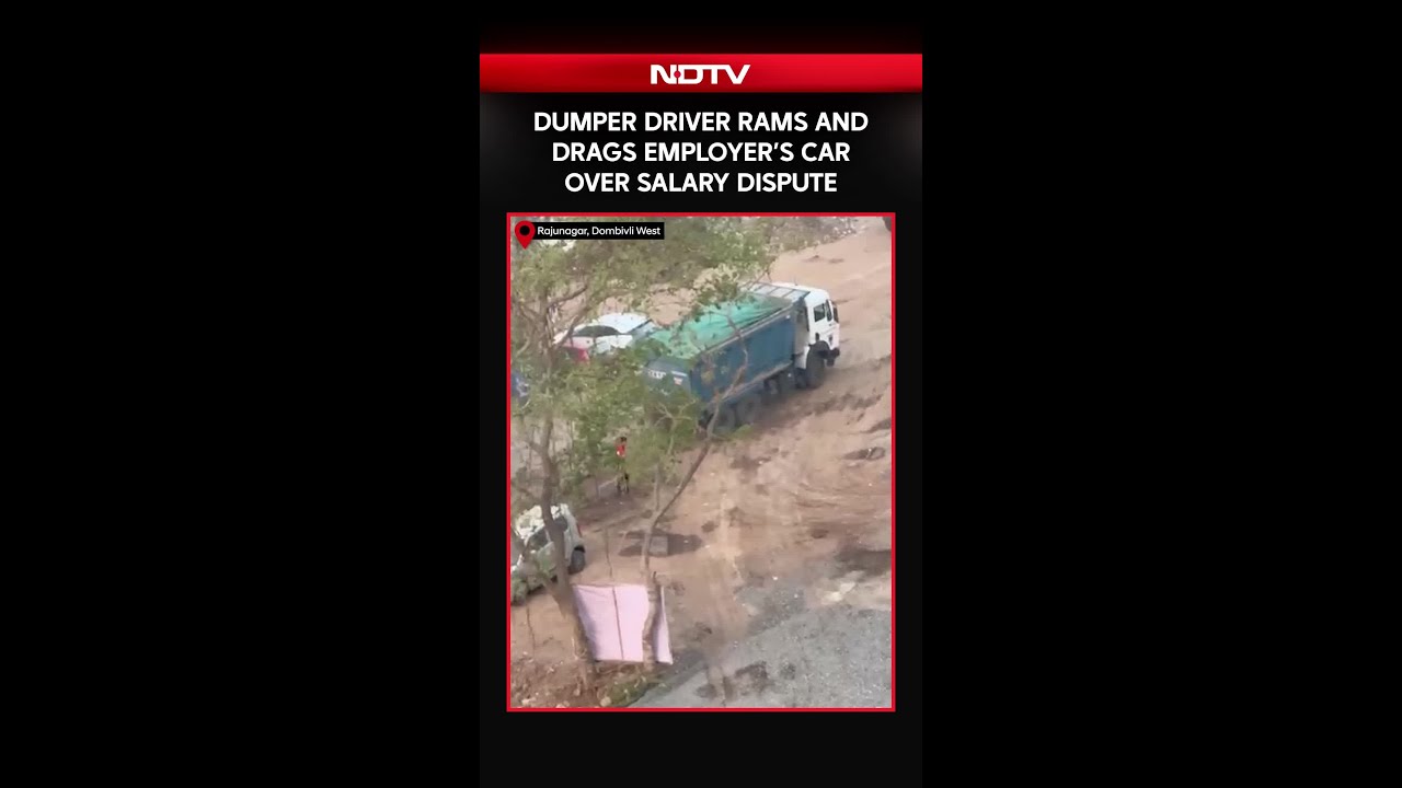 Mumbai: Dumper Driver Rams Boss’s Car Over Salary Dispute Mumbai: Dumper Driver Rams Boss’s Car Over Salary Dispute