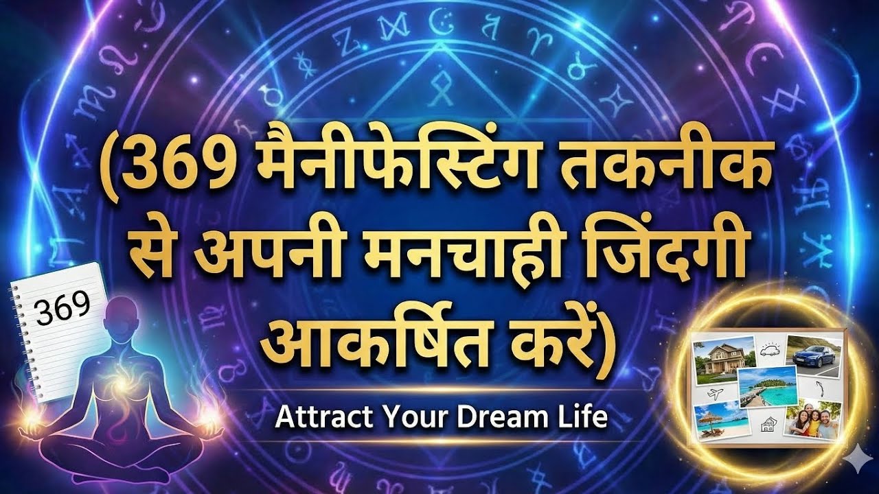 “Power of 369 Manifestation (Hindi) — सपने सच करने की आसान विधि #ManifestationHindi “Power of 369 Manifestation (Hindi) — सपने सच करने की आसान विधि #ManifestationHindi