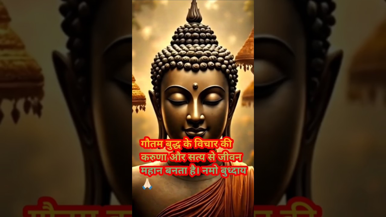 गौतम बुद्ध के विचार की करुणा और सत्य से जीवन महान बनता है | positivevibes #हर दिन एक सीख गौतम बुद्ध के विचार की करुणा और सत्य से जीवन महान बनता है | positivevibes #हर दिन एक सीख