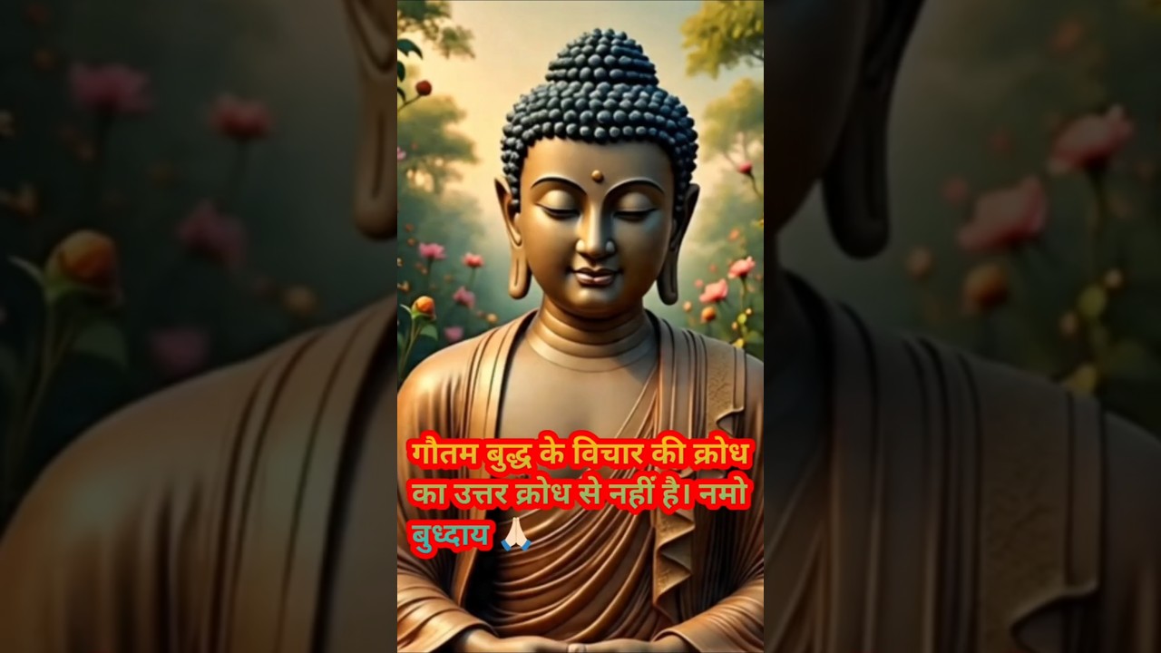 गौतम बुद्ध के विचार की क्रोध का उत्तर क्रोध से नहीं है । #positivevibes #हर दिन एक सीख गौतम बुद्ध के विचार की क्रोध का उत्तर क्रोध से नहीं है । #positivevibes #हर दिन एक सीख