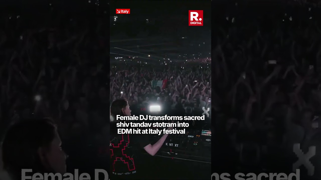 Female DJ Transforms Sacred Shiv Tandav Stotram into EDM Hit at Italy Festival Female DJ Transforms Sacred Shiv Tandav Stotram into EDM Hit at Italy Festival