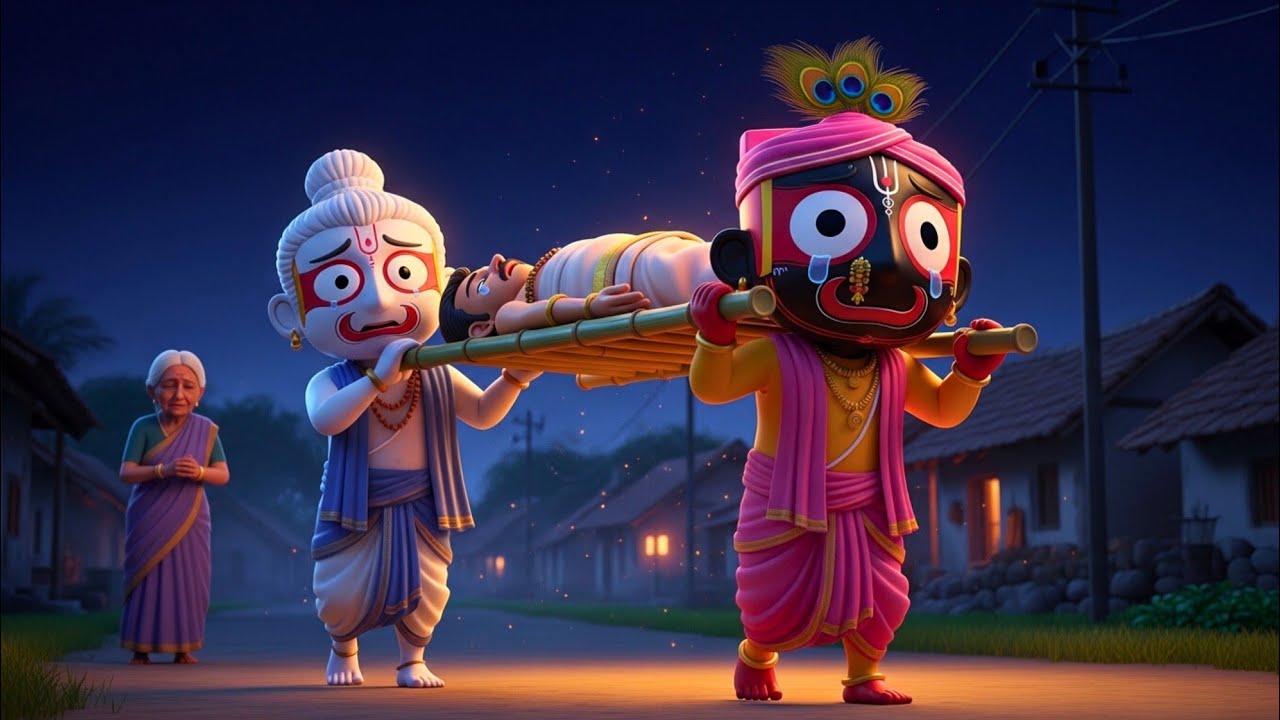 जब एक गरीब की अर्थी उठाने स्वयं जगन्नाथ जी आए | Jagannath Leela | Hindi Animated Story जब एक गरीब की अर्थी उठाने स्वयं जगन्नाथ जी आए | Jagannath Leela | Hindi Animated Story