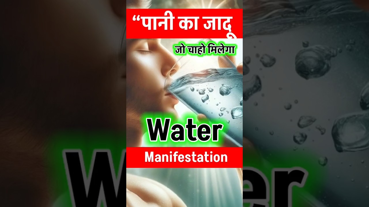 “पानी से जो चाहोगे मिलेगा 💧 | Water Manifestation Technique” | Spiritual Success #universe “पानी से जो चाहोगे मिलेगा 💧 | Water Manifestation Technique” | Spiritual Success #universe