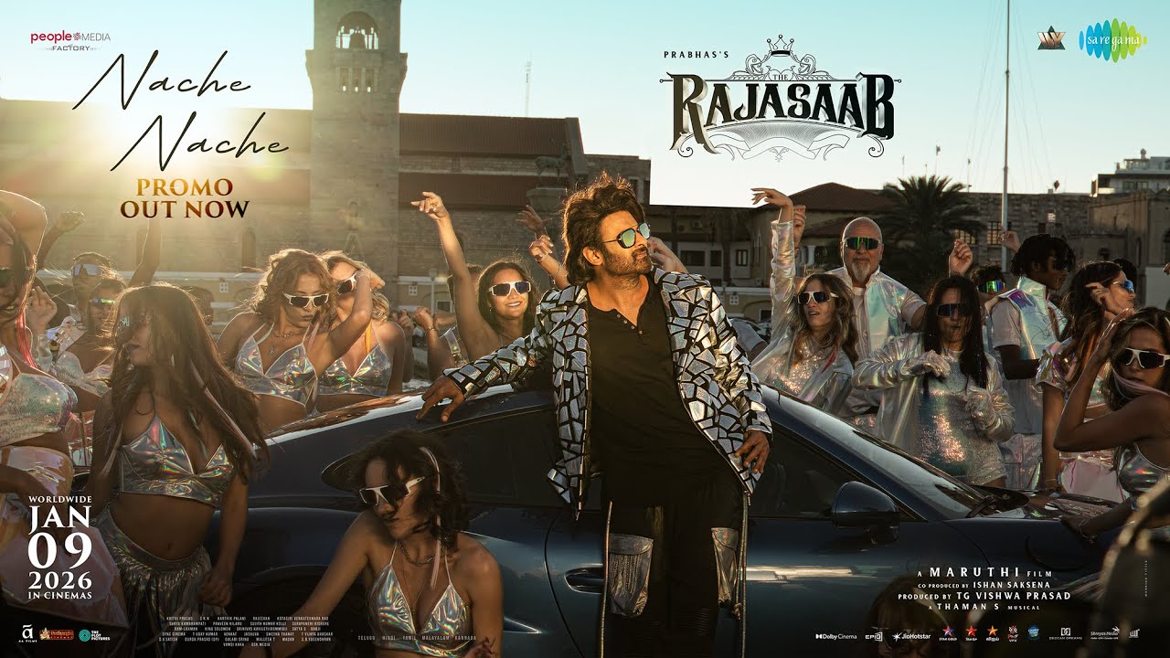 Nache Nache – Song Promo | The RajaSaab | Prabhas, Malavika M, Nidhhi A, Riddhi K | Thaman S Nache Nache – Song Promo | The RajaSaab | Prabhas, Malavika M, Nidhhi A, Riddhi K | Thaman S
