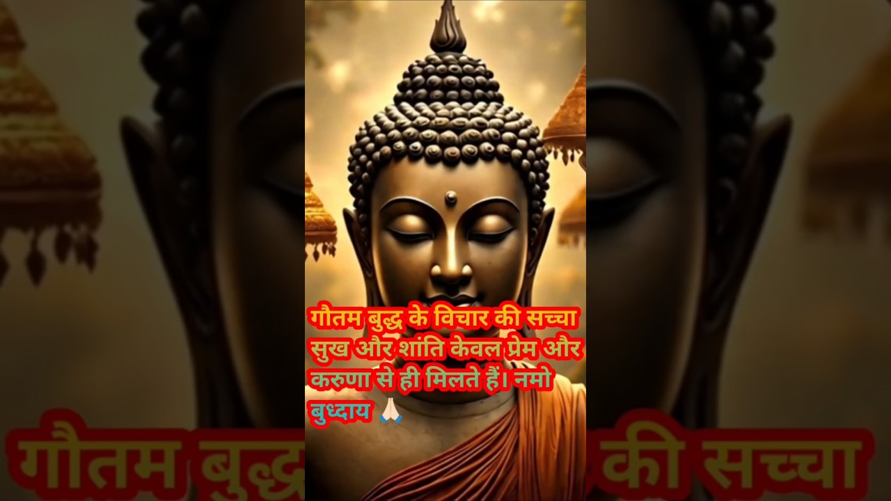 गौतम बुद्ध के विचार की सच्चा सुख और शांति केवल प्रेम और करुणा से ही मिलते हैं। #हर दिन एक सीख गौतम बुद्ध के विचार की सच्चा सुख और शांति केवल प्रेम और करुणा से ही मिलते हैं। #हर दिन एक सीख