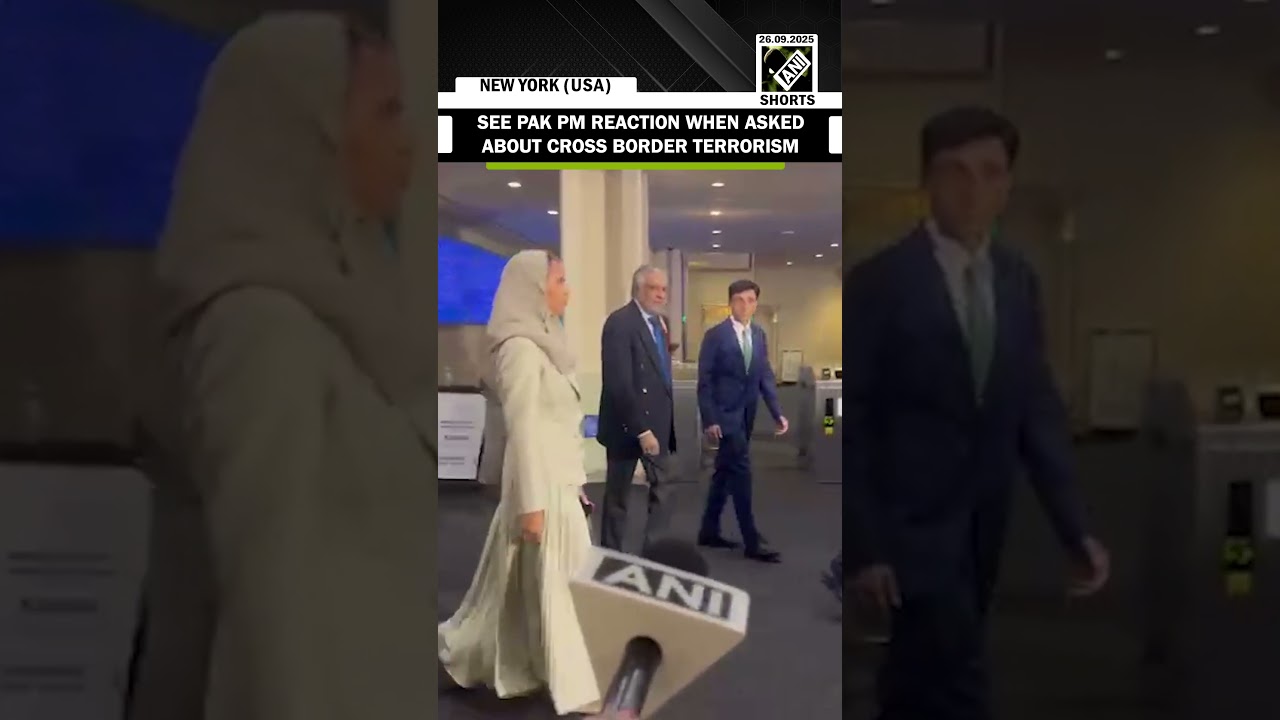 Pak PM Shahbaz Sharif confronted by ANI on cross border terrorism before UN speech. Watch reaction Pak PM Shahbaz Sharif confronted by ANI on cross border terrorism before UN speech. Watch reaction