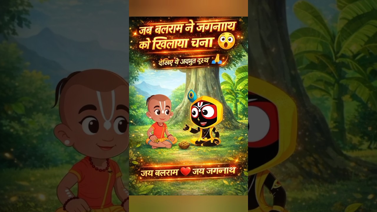 बलराम ने जगन को खिलाया चना #shorts #viral #trending #krishna #jagan #bhakti #cartoon #jaijagannath बलराम ने जगन को खिलाया चना #shorts #viral #trending #krishna #jagan #bhakti #cartoon #jaijagannath