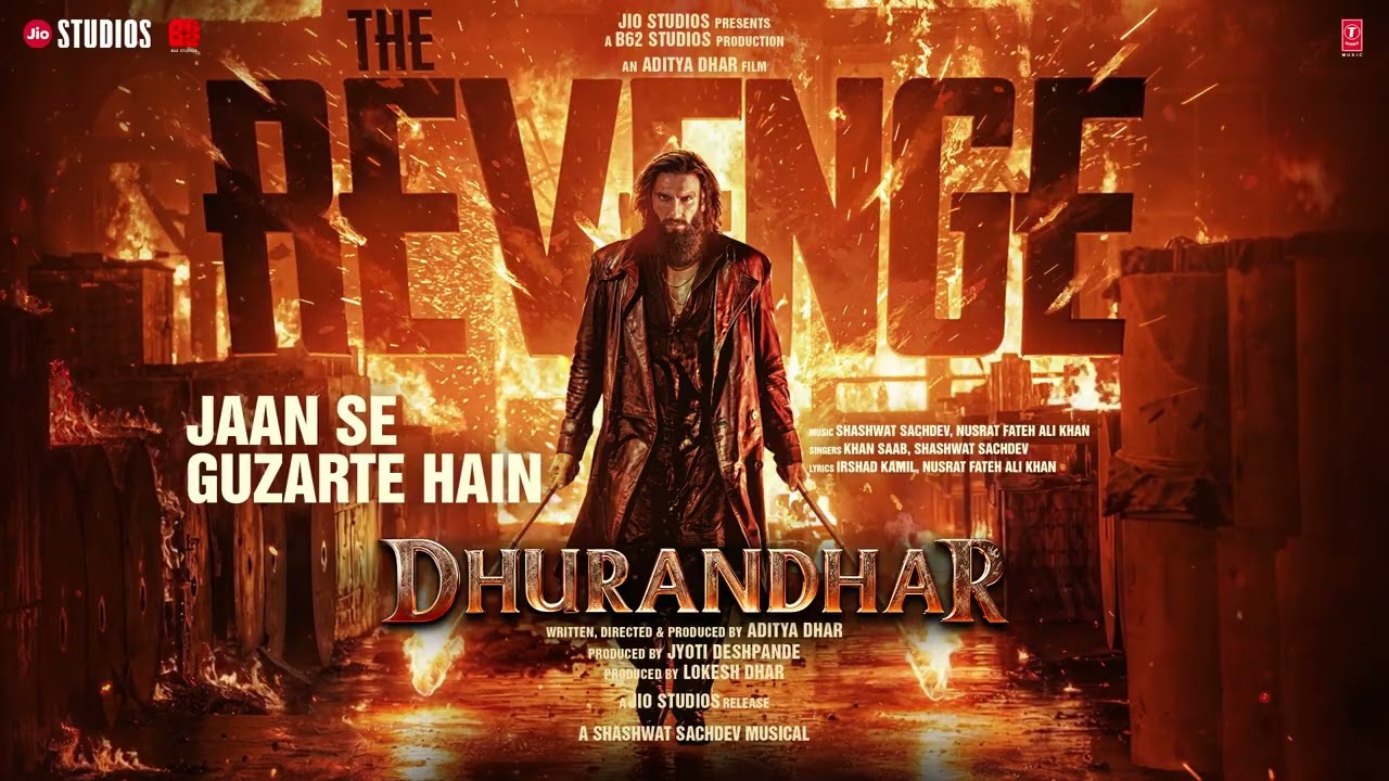 Jaan Se Guzarte Hain (Audio): Dhurandhar The Revenge | Shashwat S | Nusrat Fateh Ali,Khan S,Irshad K Jaan Se Guzarte Hain (Audio): Dhurandhar The Revenge | Shashwat S | Nusrat Fateh Ali,Khan S,Irshad K