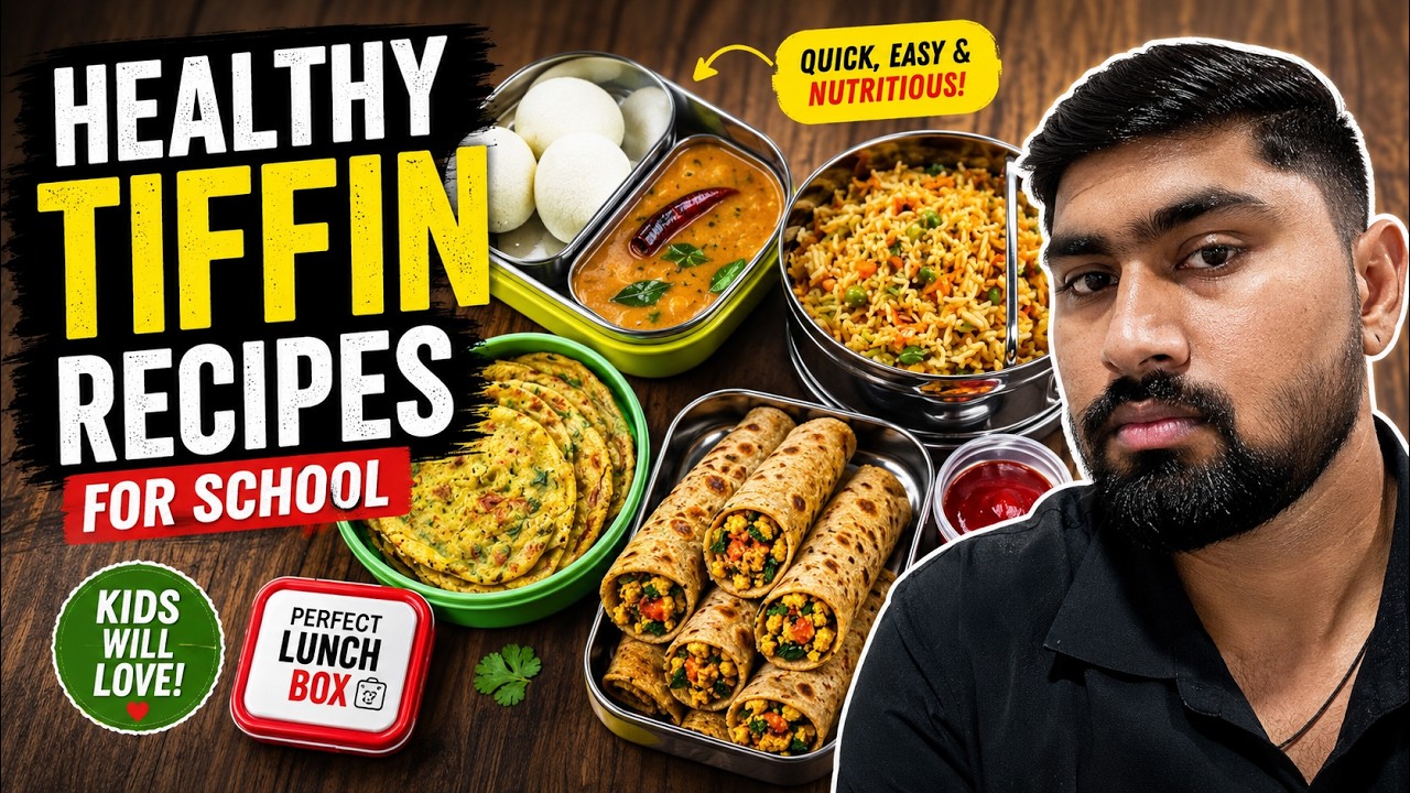 Quick & Healthy Tiffin Recipes for Kids | School Lunch Box Ideas Quick & Healthy Tiffin Recipes for Kids | School Lunch Box Ideas