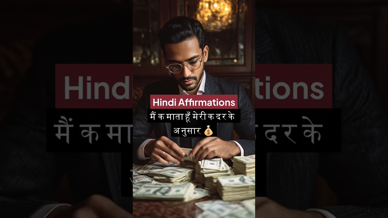 मैं कमाता हूँ मेरी कदर के अनुसार 💰Powerful Money Affirmations मैं कमाता हूँ मेरी कदर के अनुसार 💰Powerful Money Affirmations