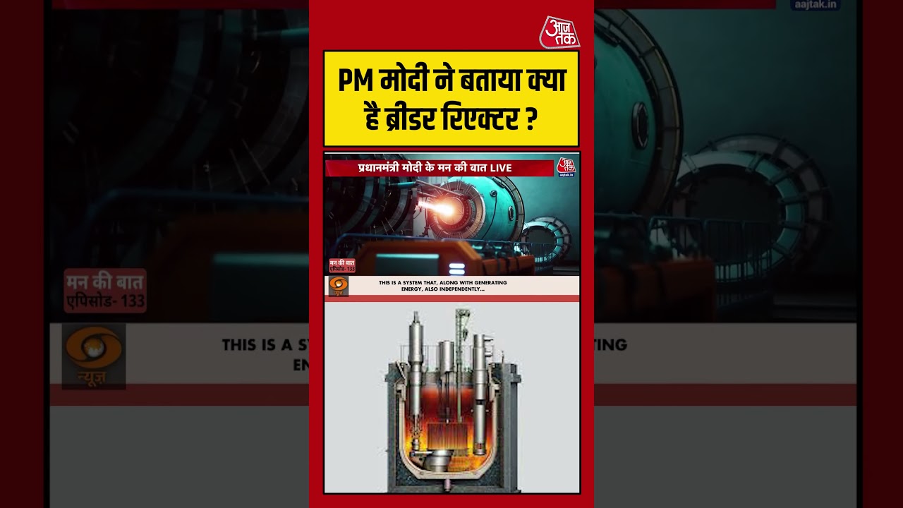 PM Modi ने बताया क्या है ब्रीडर रिएक्टर#aajtak #shorts #viral #latestnews #viral #mannkibaat #pmmodi PM Modi ने बताया क्या है ब्रीडर रिएक्टर#aajtak #shorts #viral #latestnews #viral #mannkibaat #pmmodi