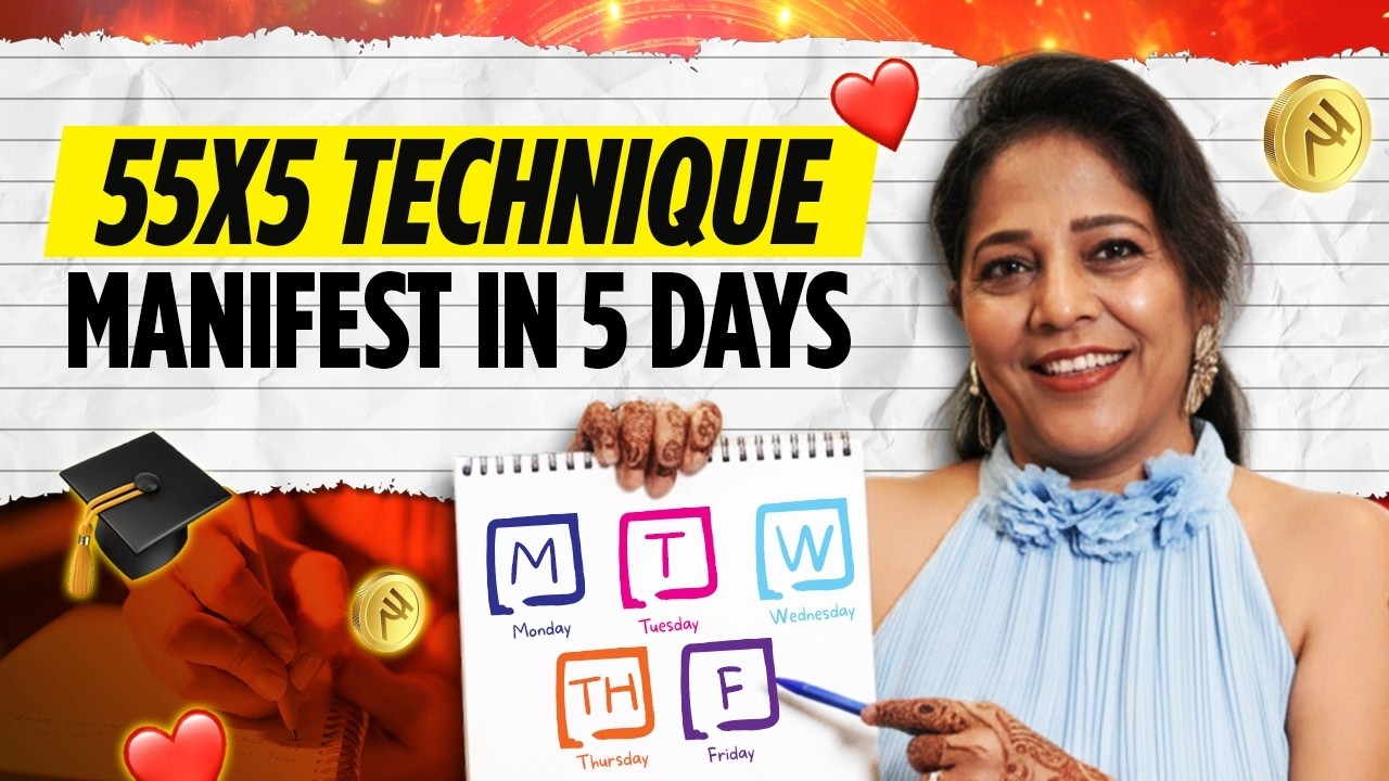 Start Your Manifestation Journey With This Powerful Technique Today | 555 Technique Start Your Manifestation Journey With This Powerful Technique Today | 555 Technique