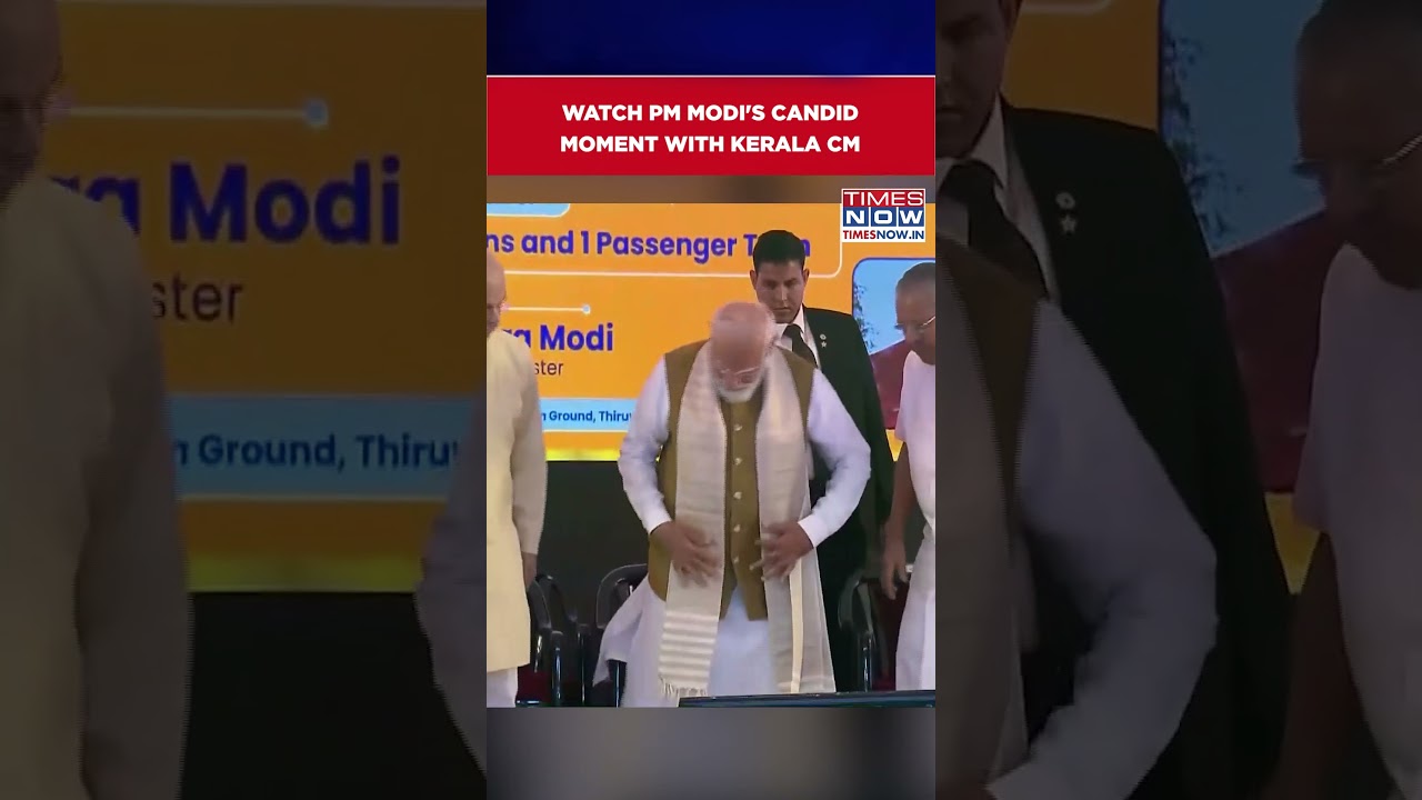 PM Modi’s Gesture Towards Kerala CM Pinarayi Vijayan, Candid Moment Draw Attention Watch #shorts PM Modi’s Gesture Towards Kerala CM Pinarayi Vijayan, Candid Moment Draw Attention Watch #shorts