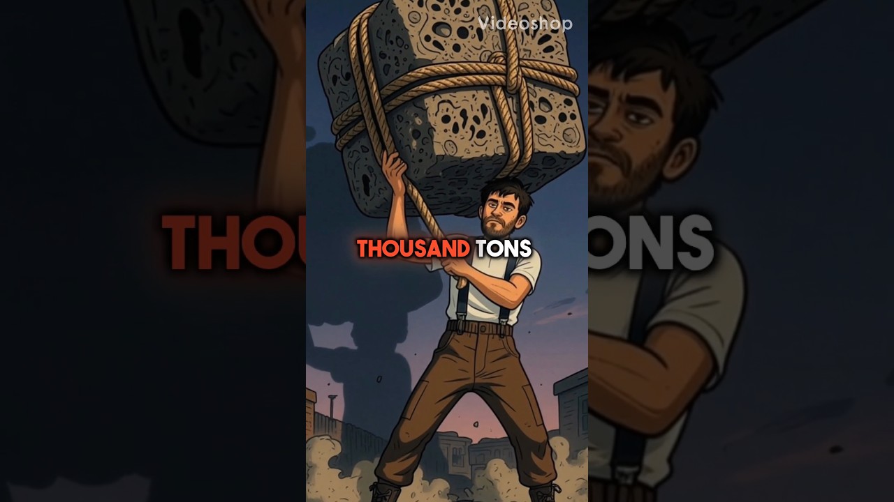 100lb Man Moved 1000 Tons of Stone With SUPERNATURAL Powers?! #shorts 100lb Man Moved 1000 Tons of Stone With SUPERNATURAL Powers?! #shorts