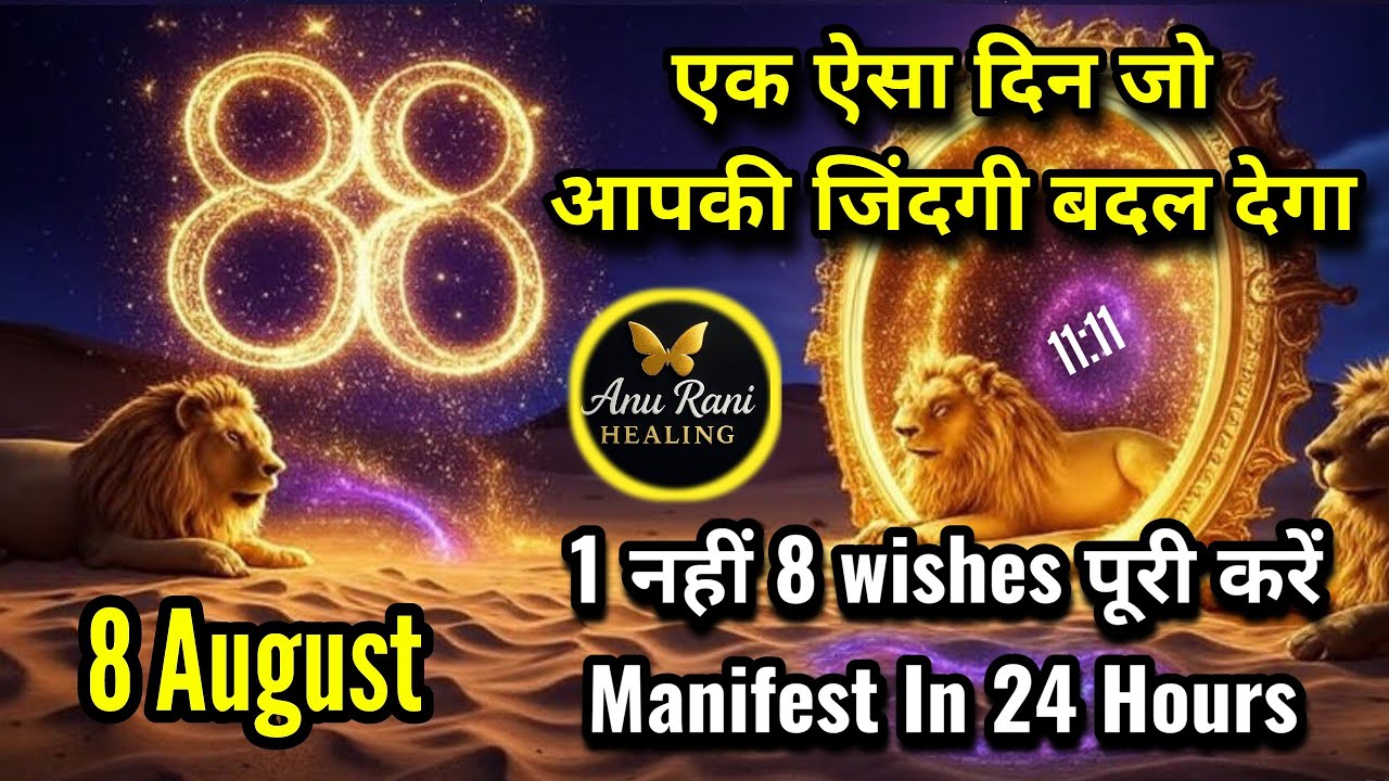 Prepare to Fulfill 8 Wishes In 24 Hours. Biggest 88 Lion’s Gate Protal For Big Manifestations Prepare to Fulfill 8 Wishes In 24 Hours. Biggest 88 Lion’s Gate Protal For Big Manifestations