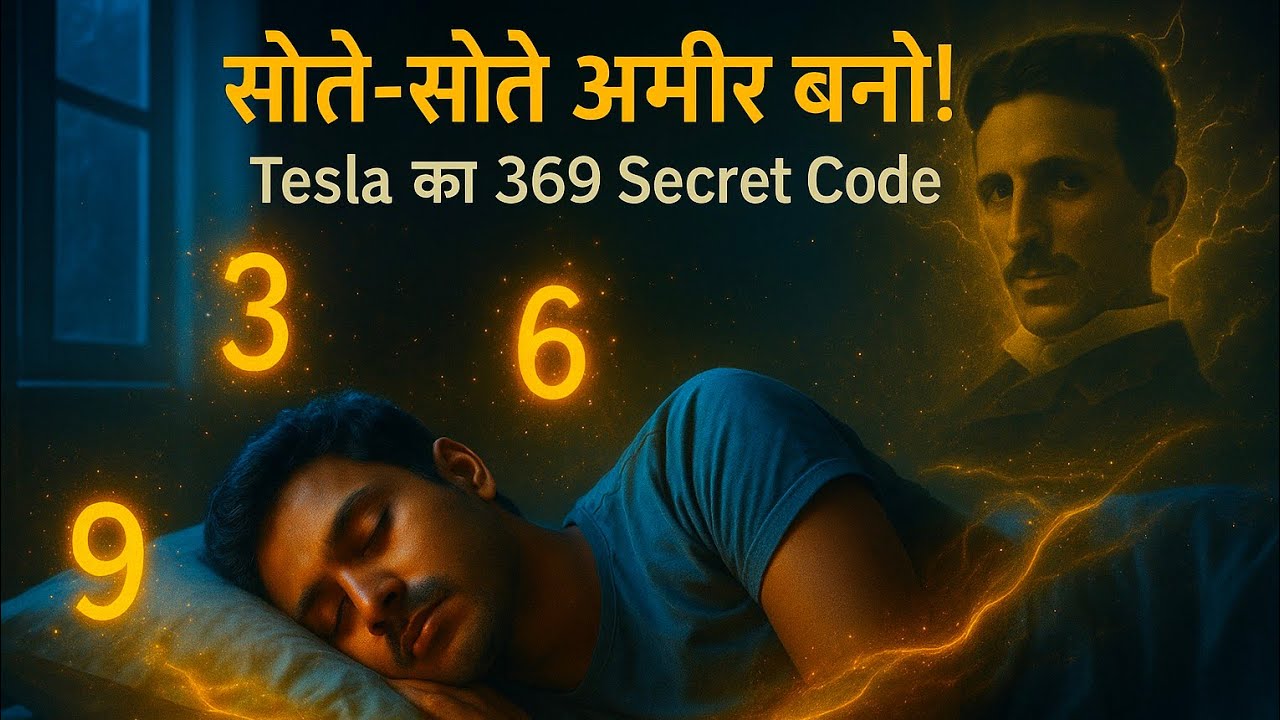 Tesla का 369 Manifestation Code | सोते-सोते अमीर बनो | Nikola Tesla Secret To Attract Money Tesla का 369 Manifestation Code | सोते-सोते अमीर बनो | Nikola Tesla Secret To Attract Money