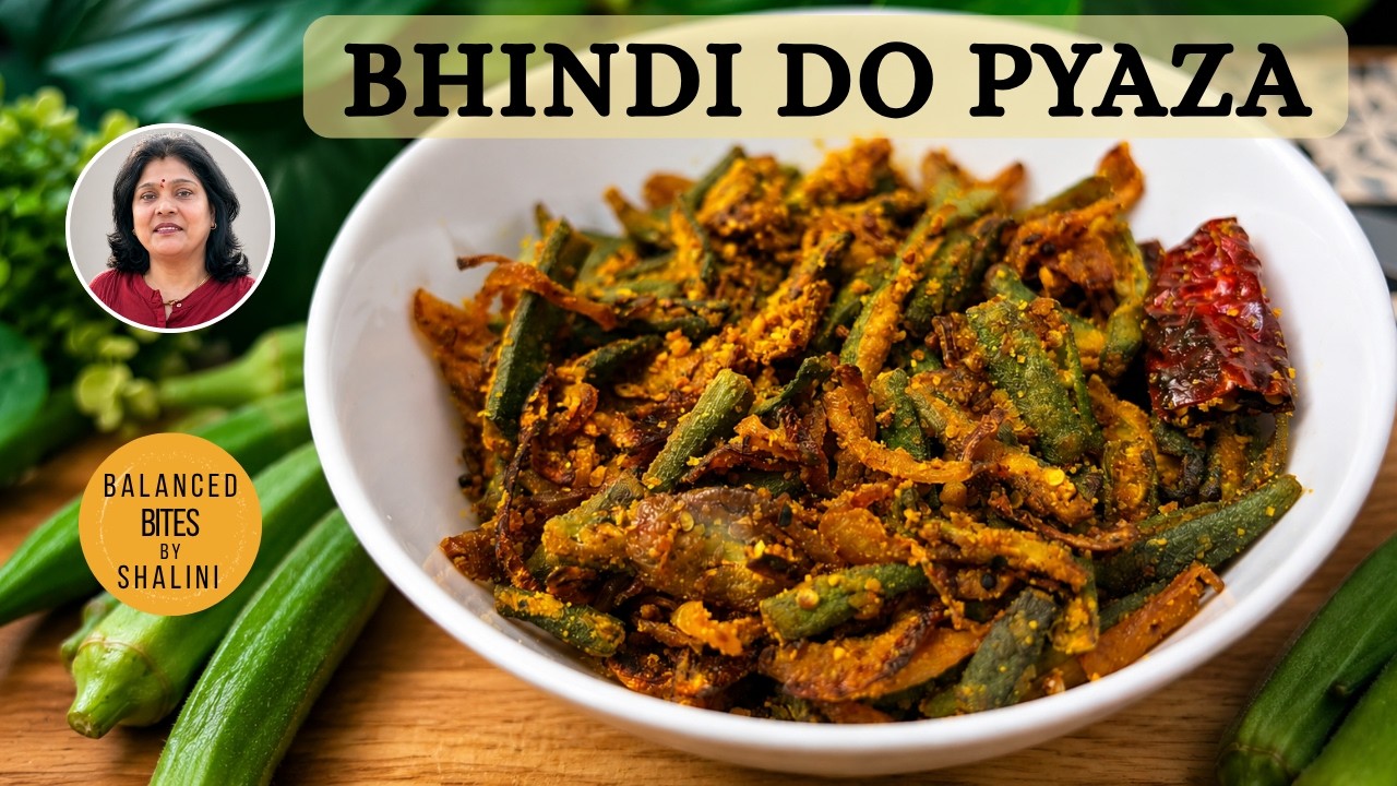 Restaurant Style Bhindi Do Pyaza | Crispy, Masaledar & Easy Bhindi Recipe Restaurant Style Bhindi Do Pyaza | Crispy, Masaledar & Easy Bhindi Recipe