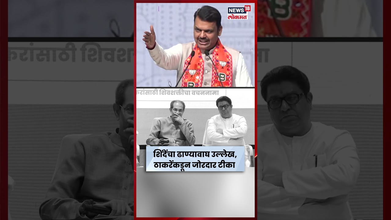 Devendra Fadnavis Vs Uddhav Raj Thackeray News | फडणवीसांच्या ढाण्यावाघ वर ठाकरेंची टीका N18S Devendra Fadnavis Vs Uddhav Raj Thackeray News | फडणवीसांच्या ढाण्यावाघ वर ठाकरेंची टीका N18S