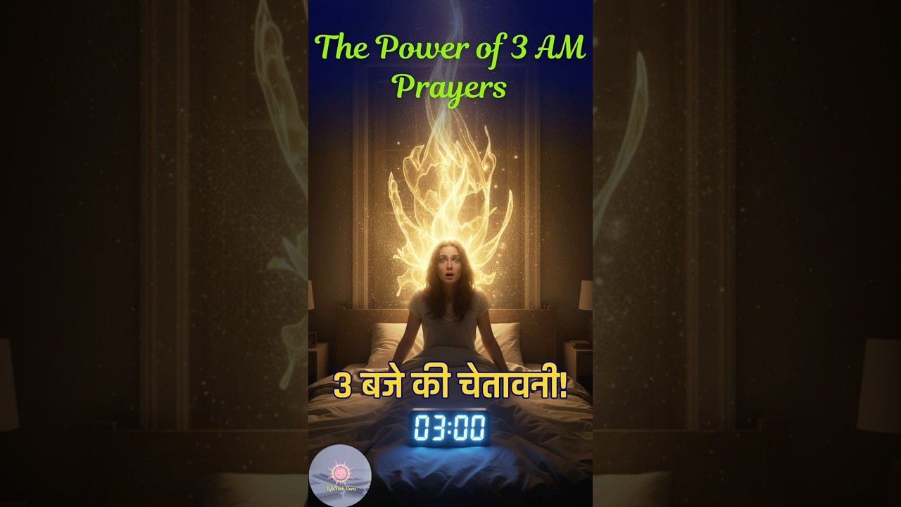 The Power of 3 AM Prayers | अगर आप बार-बार 3 बजे रात को उठ रहे हैं… तो ये कोई संयोग नहीं है! The Power of 3 AM Prayers | अगर आप बार-बार 3 बजे रात को उठ रहे हैं… तो ये कोई संयोग नहीं है!