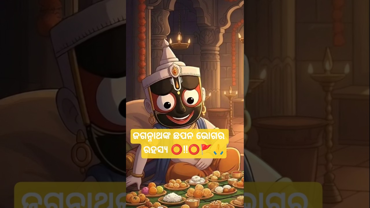 ଜଗନ୍ନାଥଙ୍କ ଛପନ ପ୍ରକାର ଭୋଗର ରହସ୍ୟ ⭕‼️⭕🚩🙏#jaijagannath #jagannathswami #puridham #chhapanabhoga#shots ଜଗନ୍ନାଥଙ୍କ ଛପନ ପ୍ରକାର ଭୋଗର ରହସ୍ୟ ⭕‼️⭕🚩🙏#jaijagannath #jagannathswami #puridham #chhapanabhoga#shots