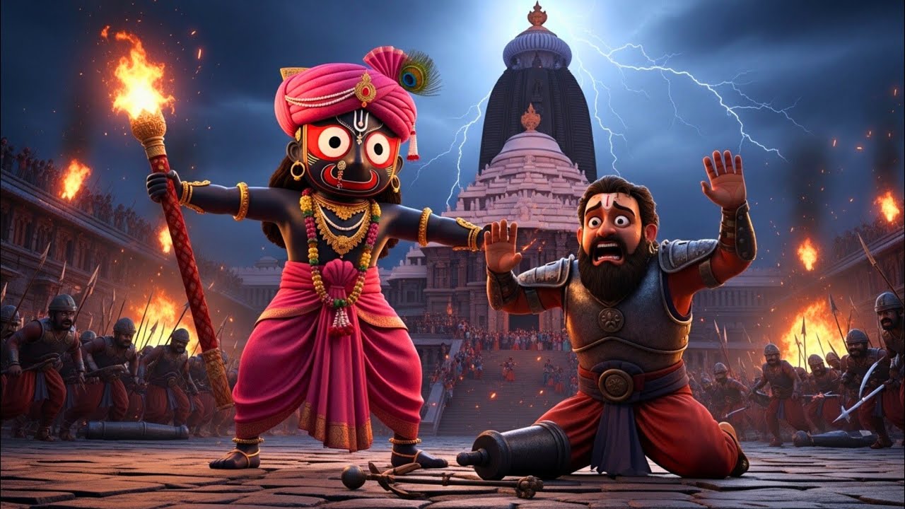 जगन्नाथ जी का रौद्र रूप! मंदिर तोड़ने आए डाकू का भयानक अंत | Jagannath Leela | Hindi Animated Story जगन्नाथ जी का रौद्र रूप! मंदिर तोड़ने आए डाकू का भयानक अंत | Jagannath Leela | Hindi Animated Story