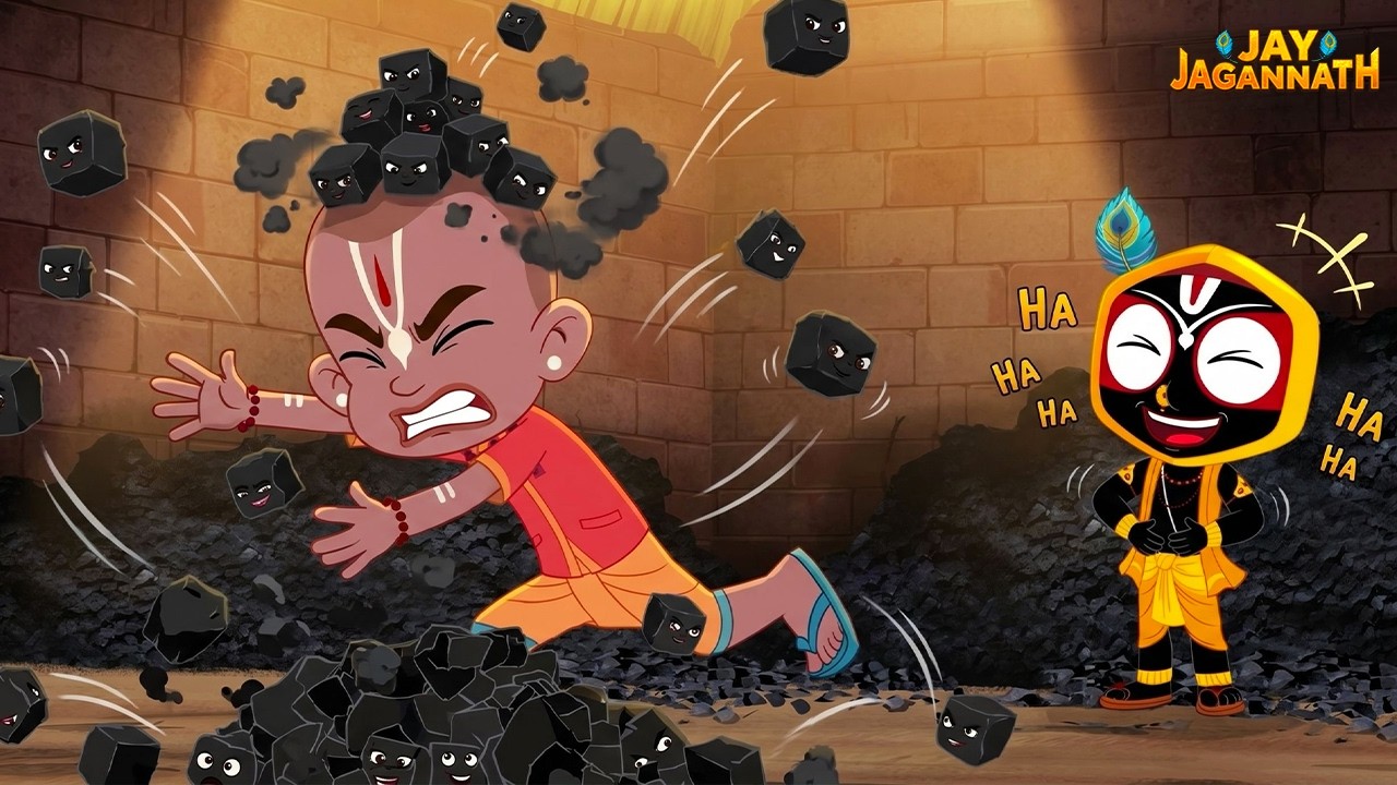 बलराम पर छोटे कोयले की सेना का हमला | जगन्नाथ लीला |Jay Jagannath |Jagannath Cartoon| Jagannath Puri बलराम पर छोटे कोयले की सेना का हमला | जगन्नाथ लीला |Jay Jagannath |Jagannath Cartoon| Jagannath Puri