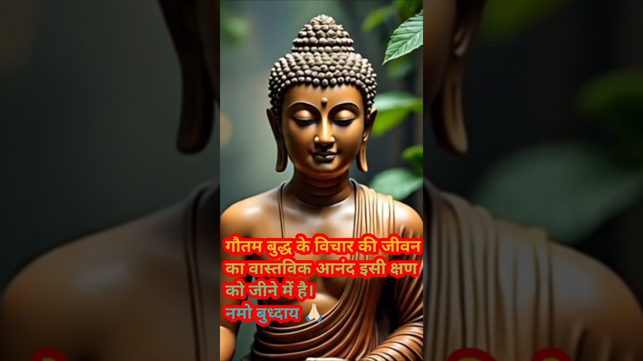 गौतम बुद्ध के विचार की जीवन का वास्तविक आनंद इसी क्षण को जीने में है। #हर दिन एक सीख #positivevibes गौतम बुद्ध के विचार की जीवन का वास्तविक आनंद इसी क्षण को जीने में है। #हर दिन एक सीख #positivevibes